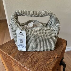 Urban Expressions, silver Racquel purse, NWT